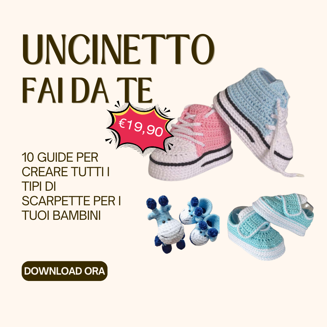 Kit 10 guide – Mini Scarpe all'Uncinetto